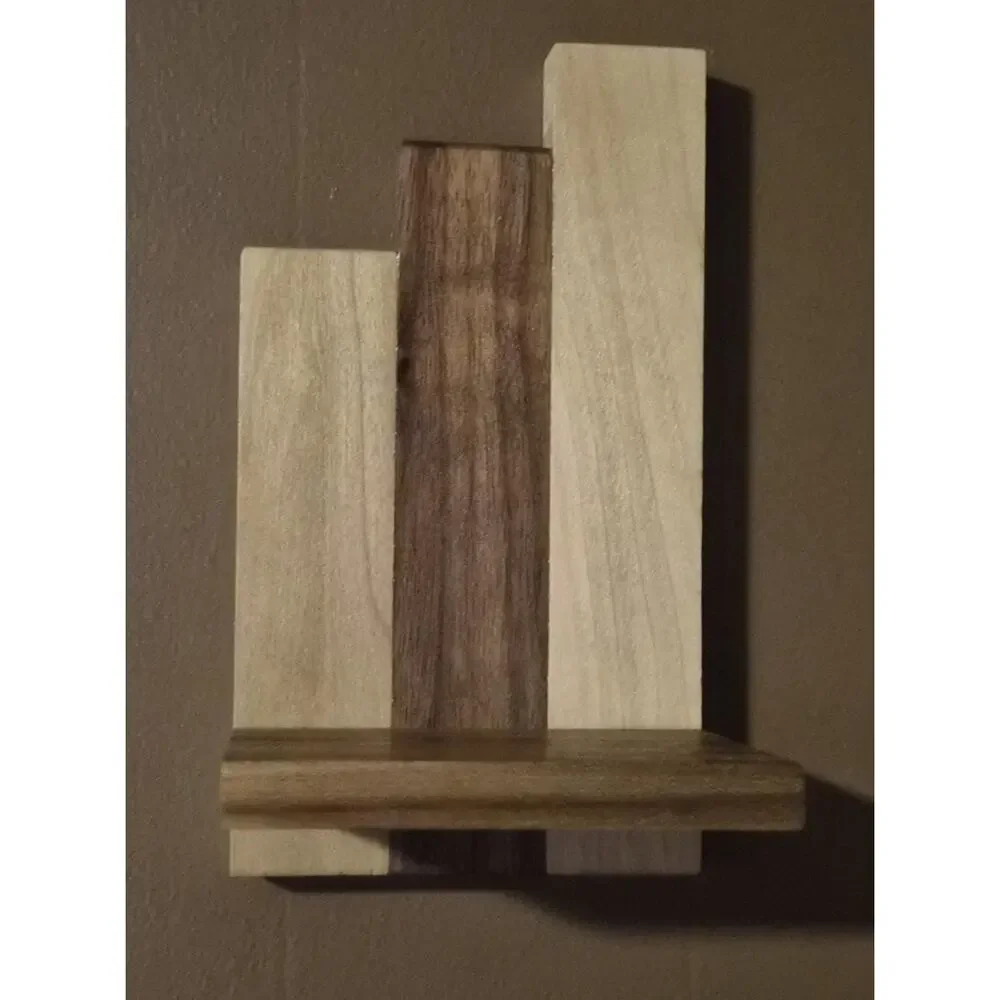 Assorted Hardwood Display Shelf